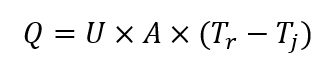 Heat flow calorimetry equation