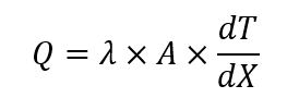 True heat flow calorimetry equation