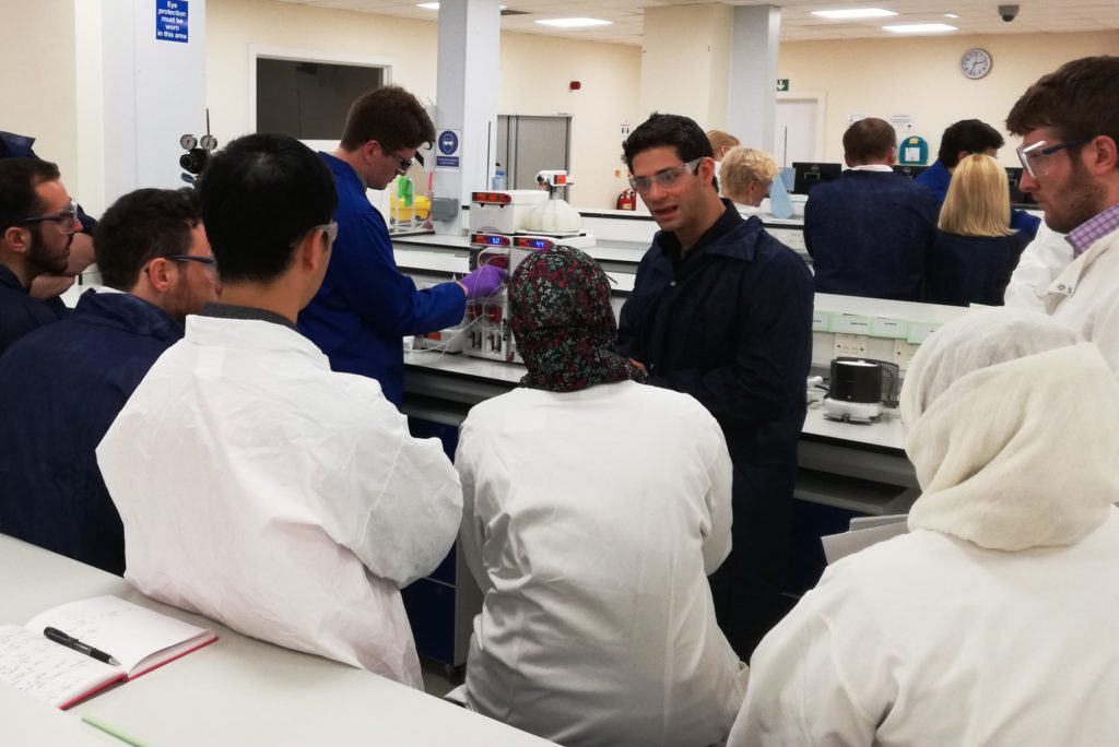 A Syrris workshop underway