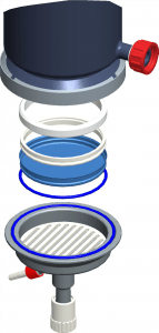 Figure 1: Exploded Diagram of Atlas Filter vessel assembly