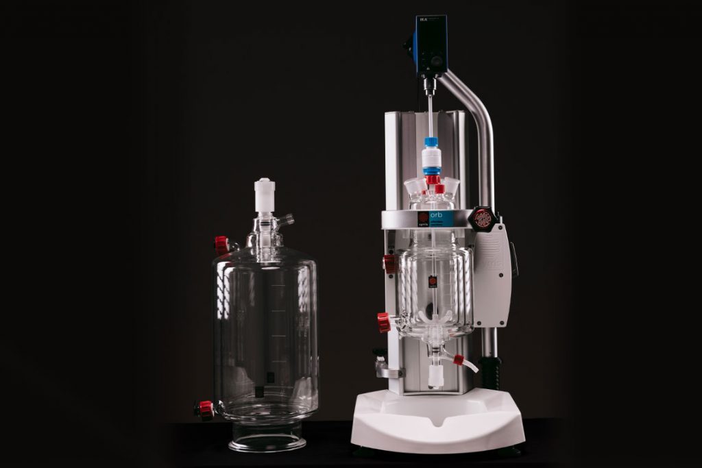 Syrris Orb Jacketed Reactor and vessel